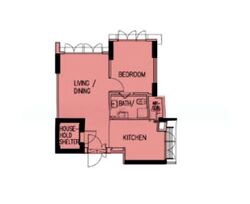 Blk 672B Waterway Banks (Punggol), HDB 2 Rooms #558905891